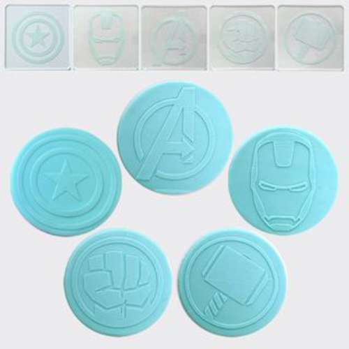 Avengers Debosser Stamps - set of 5